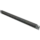 EPNew PLMN-V0801UZ Кабельний організатор 1U зі щіткою, з каб. підтримкою, чорний, EPNew