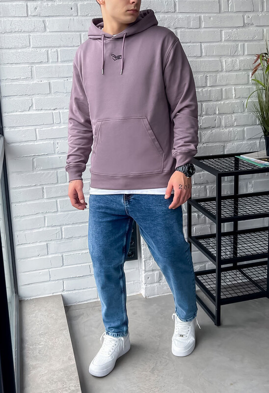 Світло-фіолетове худі Staff logo pale purple