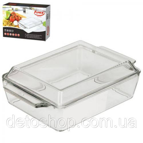 Термоскло деко з кришкою 2 л 30x20.6x9 см Firex 236737