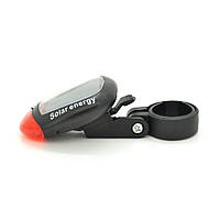 Задній стоп для велосипеда YT909, 3 режими, вбудований акум, заряджання Solar, Red, Box