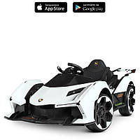 Детский электромобиль Bambi M 4865 EBLR-1 Lamborghini, белый