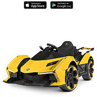 Детский электромобиль Bambi M 4865 EBLR-6 Lamborghini, желтый