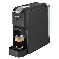 CATLER Кавоварка капсульна Porto 0.8л, капсули, мелена кава, механічне керування, чорний