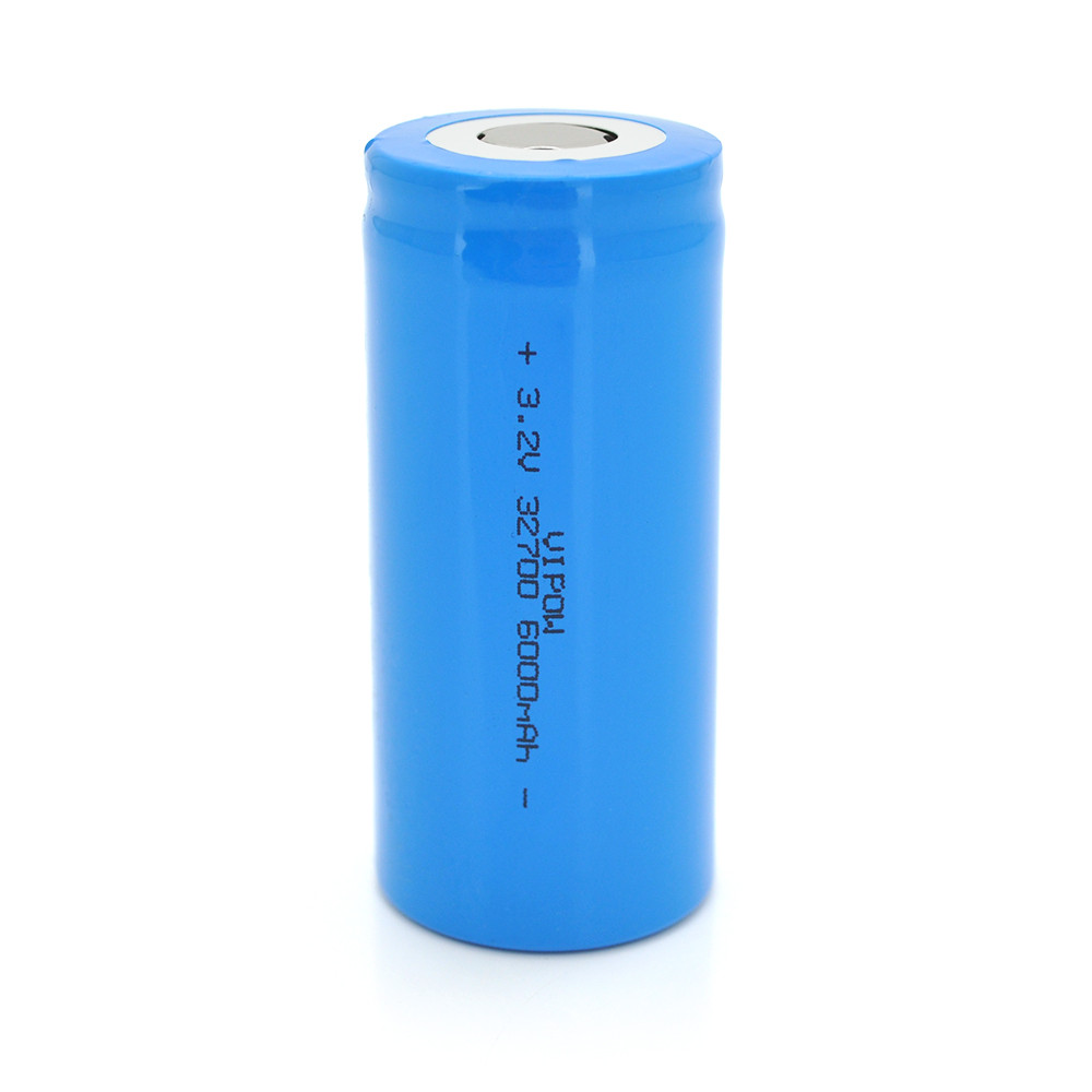 Літій-залiзо-фосфатний акумулятор 32700 Lifepo4 Vipow IFR32700 FlatTop, 6000mAh, 3.2V, Blue Q50/500