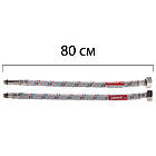 Шланг для підключення змішувача ZERIX зв-вн M10(LONG)x1/2" 80 см 81020 ZX1575, фото 4