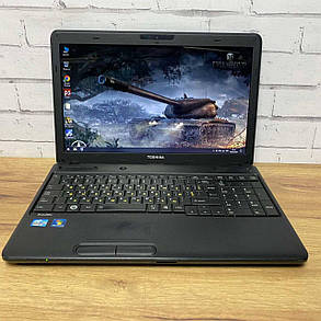 Б/в Ноутбук Toshiba Satellite C660 15.6" 1366x768| Core i5-2430M| 8 GB RAM| 256 GB SSD| HD 3000, фото 1
