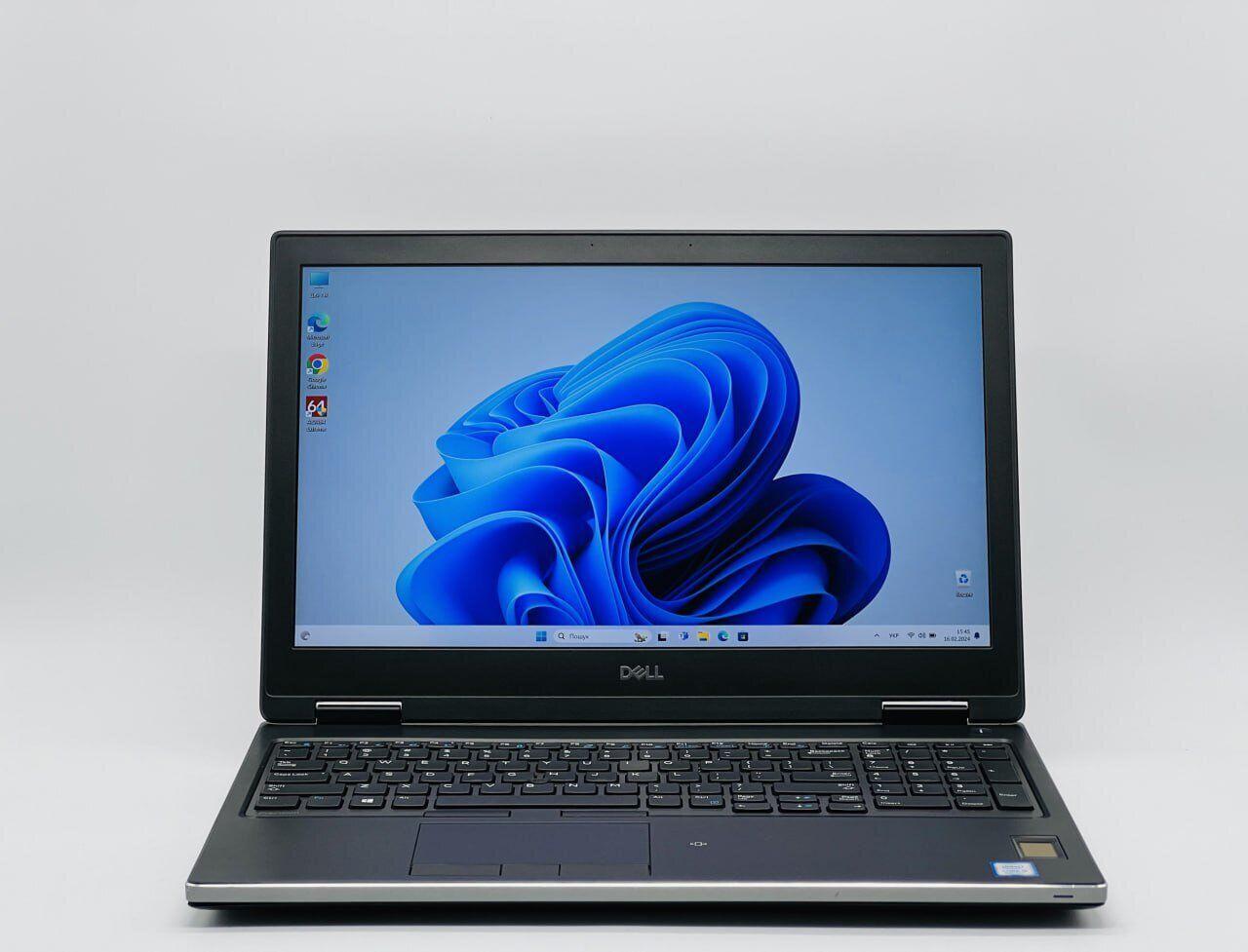 Б/в Ноутбук Dell Precision 7530 15.6" 1920x1080| Core i9-8950HK| 32 GB RAM| 512 GB SSD| Quadro P2000 4GB