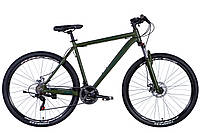 Спортивний гірський велосипед Найнер 29 колесо для дорослих 29" Formula MOTION 2024 (темно-зелений (м))