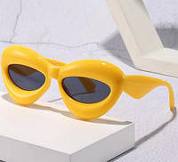 Сонцезахисні окуляри жовта оправа Avatar мода 2024 року