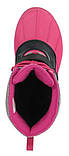 Ботинки зимние для девочки непромокаемые с мембраной / Crocs Kids AllCast Waterproof Boot (15809), Розовые 26, фото 4