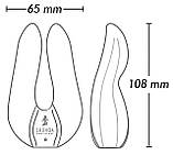Вібратор для клітора Shunga Aiko, рожевий, 10.5 см х 6.5 см, фото 6