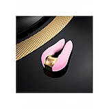 Вібратор для клітора Shunga Aiko, рожевий, 10.5 см х 6.5 см, фото 4