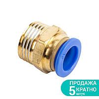 Штуцер цанговый (прямой) Ø12мм МТ 1/2" SIGMA (7026991) Tyta - Есть Все