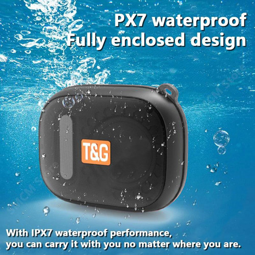 Bluetooth-колонка TG394, IPX7, з функцією speakerphone, радіо, black