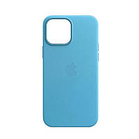 Чохол для смартфона Leather AAA Full Magsafe IC for iPhone 14 Pro Sky Blue