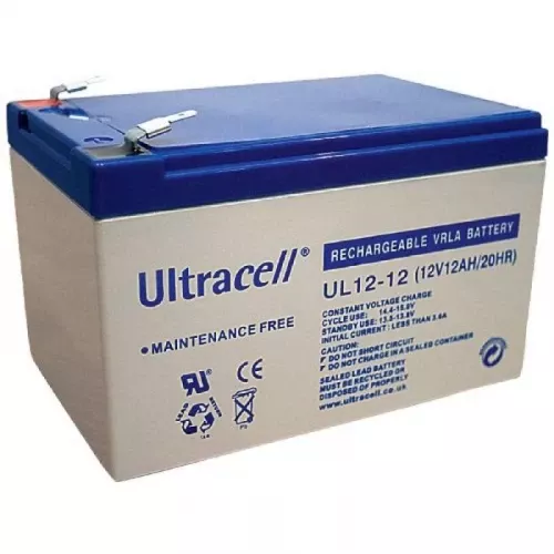 Ultracell UL12-12 12 V 12 AGM АКБ Гелевий Акумулятор 12 Вольт 12 амперів BATTERY 12V 12A акумулятор батарея, фото 1