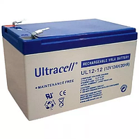 Ultracell UL12-12 12V 12A AGM АКБ Гелевый Аккумулятор 12 Вольт 12 Ампер BATTERY 12V 12A акумулятор батарея