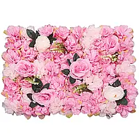 12 Шт. Искусственный Цветок Роза Стены DIY Свадебные Цветы Фон (Темно-Розовый)