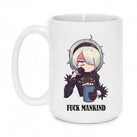 Кружка 420ml Nier. Fuck Mankind