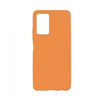Чехол для телефона Xiaomi Redmi Note 10 силикон, оранжевый