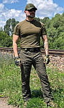 Штани тактичні, брюки ріп-стоп, олива, фото 2