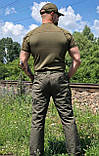 Штани тактичні, брюки ріп-стоп, олива, фото 4