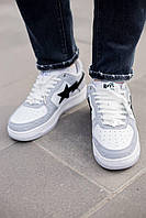 BATHING APE BAPE STA LOW GREY хорошее качество кроссовки и кеды хорошее качество Размер 43