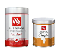 Набор кофе молотый Illy 100% arabica ж/б 2шт