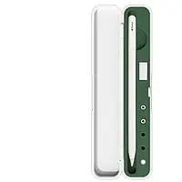 Кейс для стилуса Infinity Portable Case Storage for Apple Pencil 2 1 Case Storage Green White