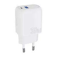 Адаптер питания для телефона Proove Silicone Power Plus 30W White