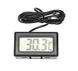 Цифровий термометр TPM-10 з датчиком на дроті 1м, чорний FY-10, фото 2