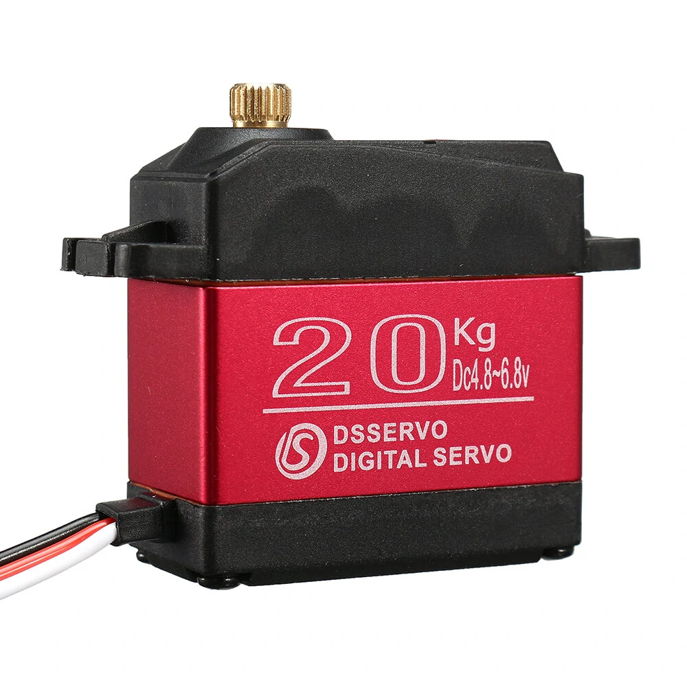 Цифровий сервопривід DS3218 MG 20 кг 180 градусів