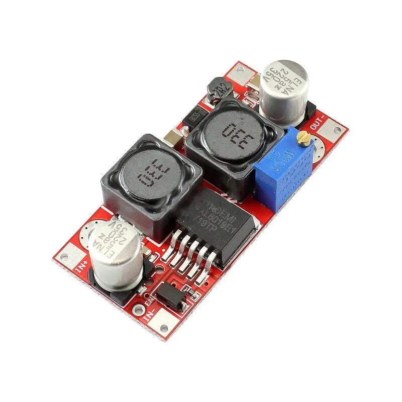 Підвищуючий/знижуючий DC-DC перетворювач XL6019 red 5 - 32V TO 1.3 - 35V