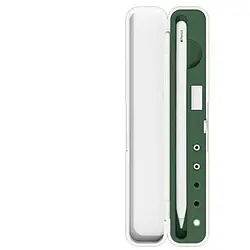 Кейс для стилуса Infinity Portable Case Storage for Apple Pencil 2 1 Case Storage Green White