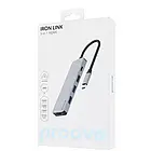 USB-хаб Proove Iron Link 5 in 1 Silver (HDMI), фото 3