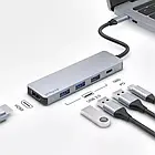 USB-хаб Proove Iron Link 5 in 1 Silver (HDMI), фото 4