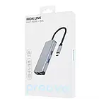 USB-хаб Proove Iron Link 6 in 1 Silver, фото 3