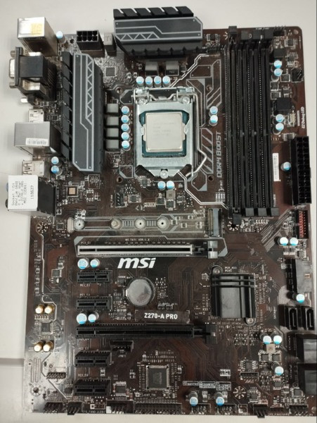 Socket 1151 Pentium G4400 + Мат.плата Z270-A PRO MSI (DDR4)