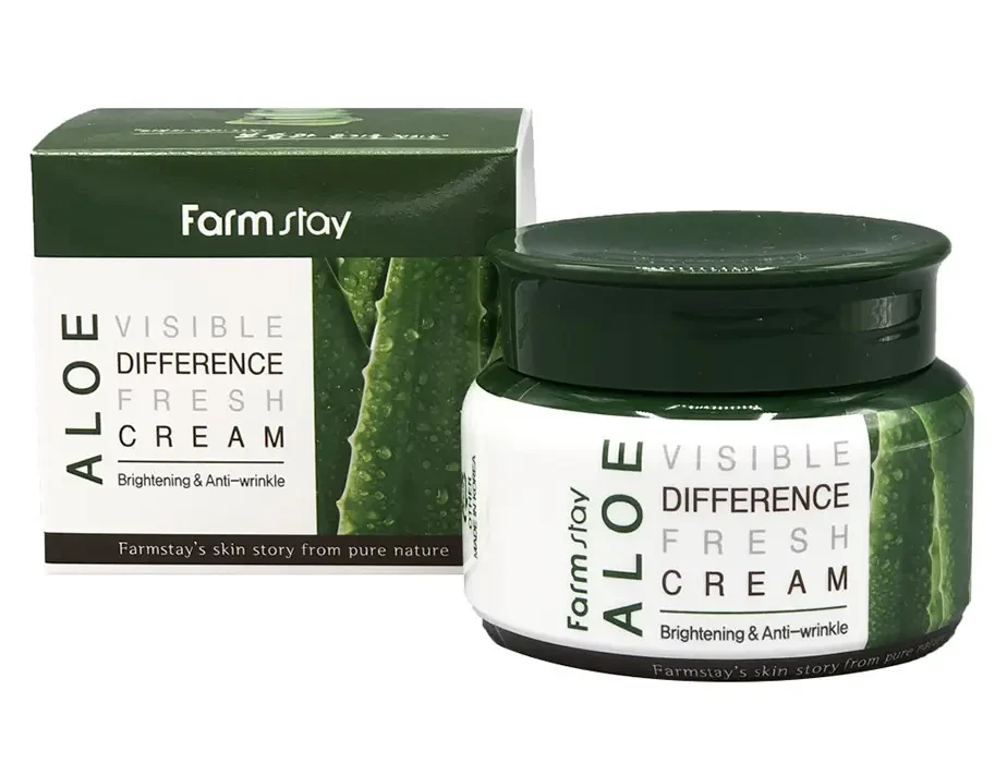 Освіжний крем з екстрактом алое FarmStay Visible Difference Aloe Fresh Cream 100 мл