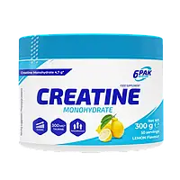 Креатин моногидрат 6Pak Nutrition Creatine Monohydrate 300 g (Lemon)