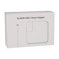 Мережевий зарядний пристрій Macbook USB-C PD96W NO LOGO Колір Білий