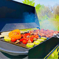 Мангал-барбекю з дровницею на 15 шампурів 3мм (З ЖАРОМІЦНИМ ПОКРИТТЯМ) MB15-3D, фото 6