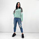 Жіночий світшот зі вставками "Artes" Норма, фото 9