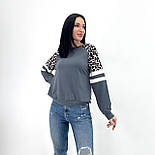 Жіночий світшот зі вставками "Artes" Норма, фото 10