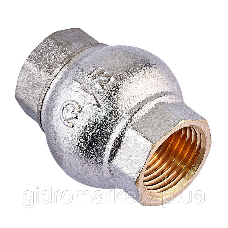 Клапан зворотний KOER (нікельований) 1/2" (KOER KR.173.N)