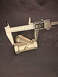 Фільтр сітчастий муфтовий DN25 (1") нержавіючий, сталь AISI304, PN40 (800 PSI), Y-подібний, різьба BSPP, фото 4