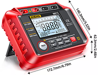 Тестер сопротивления изоляции (Мегаомметр) Aneng MH12