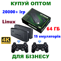 Игровая приставка Data Frog Y3 Lite 64 ГБ M8 Game Stick HDMI 4K 2,4G 20000+ игр PS1, Dendy, Sega Play Station1