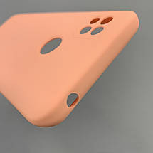 Чохол для Xiaomi Redmi 9C силікон кейс з мікрофіброю чохол на телефон сяомі редмі 9с персиковий o3c, фото 6