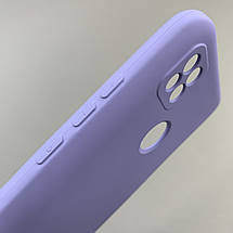 Чохол для Xiaomi Redmi 9C силікон кейс з мікрофіброю чохол на телефон сяомі редмі 9с бузковий o3c, фото 4